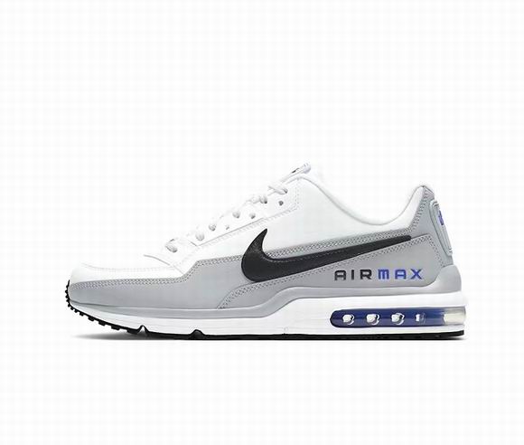 Cheap Nike Air Max LTD Men's Shoes White Grey Black Blue-07